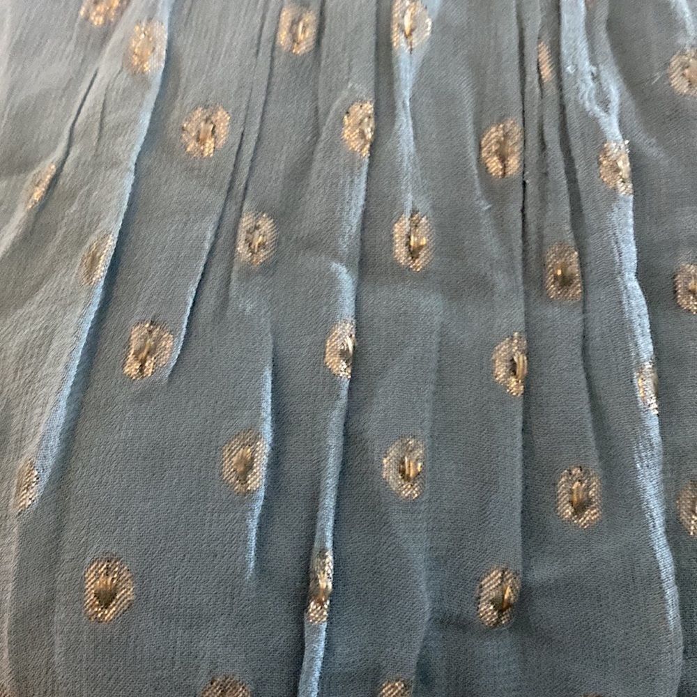 Anthropologie - Blue Natalie Flounced Tunic Dress - Picture 6 of 7